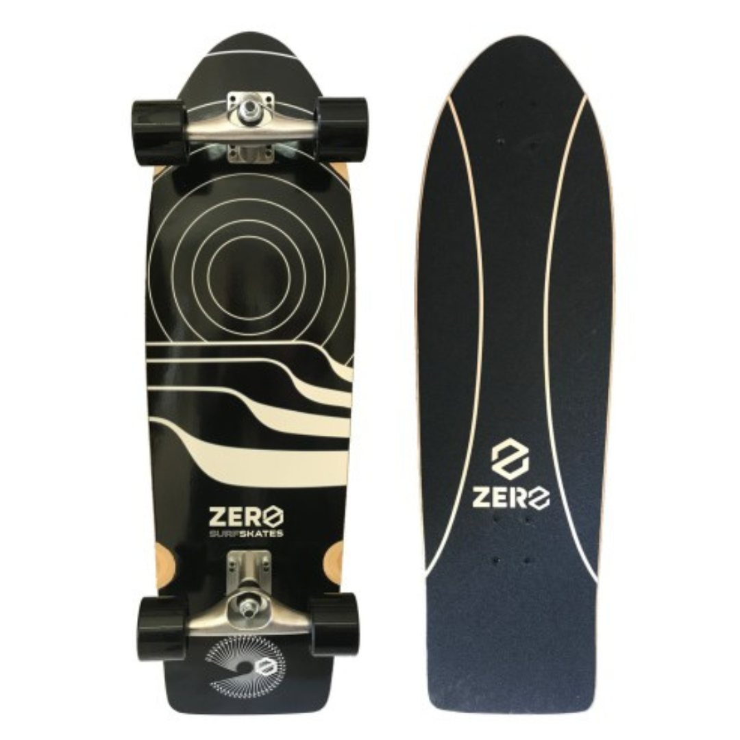 SURFSKATE ZERO SKATE BLACK WAVE MERAKI