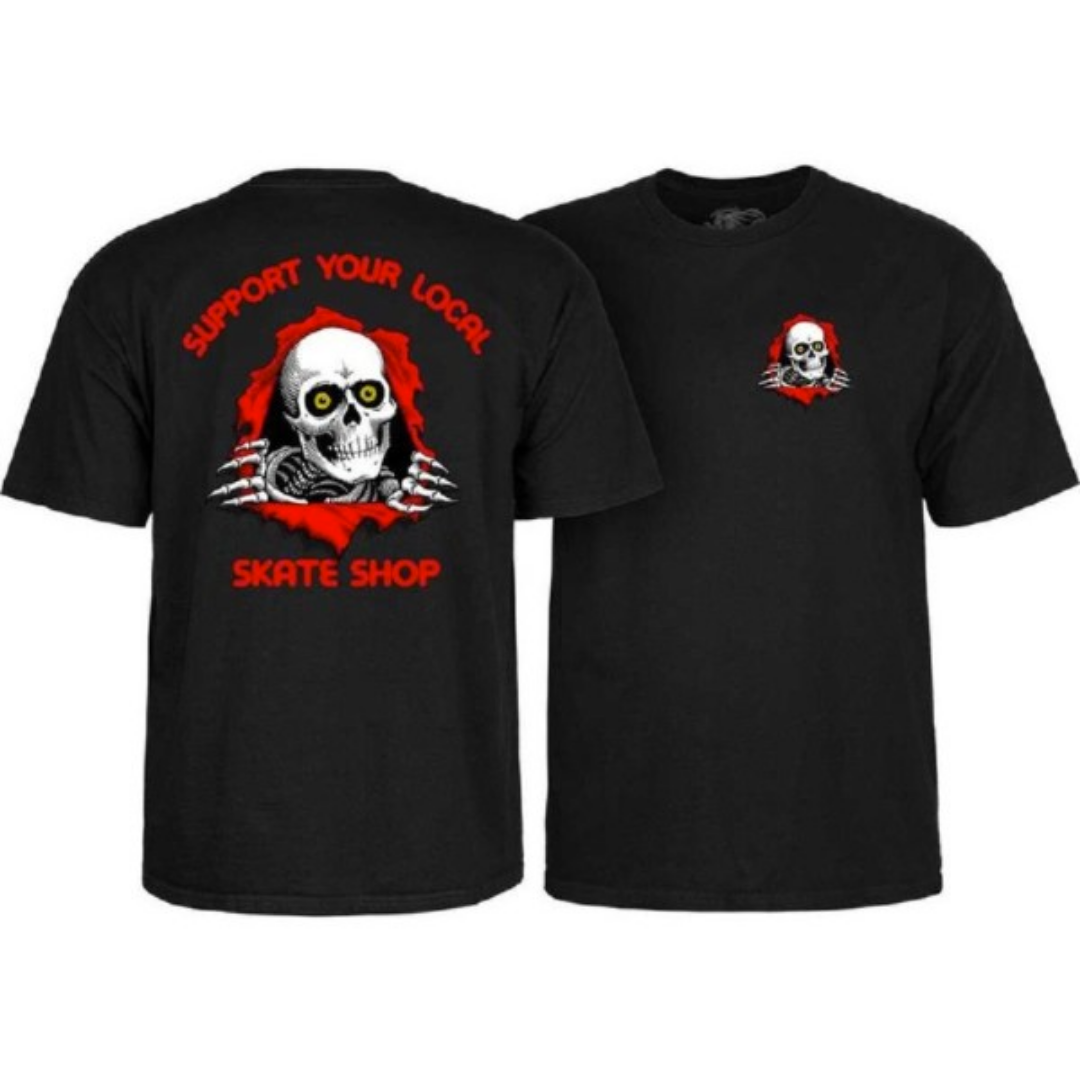 Camiseta POWELL PERALTA TEE RIPPER SUPPORT YOUR LOCAL